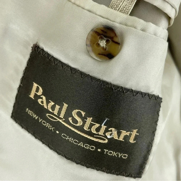 Paul Stuart Mens Size 43L blazer 3117 - Picture 8 of 10